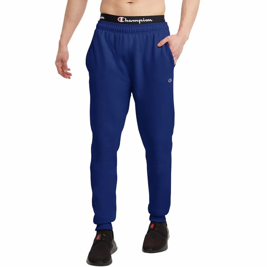 Bottoms * | Men'S Champion Fleece Powerblend Jogger Pants