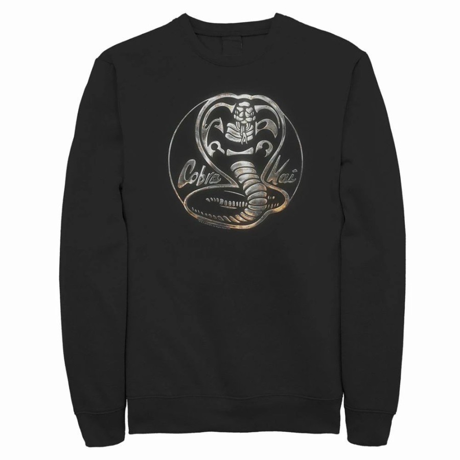 Tops * | Big & Tall Cobra Kai Rusted Sl Snake Logo Sweatshirt