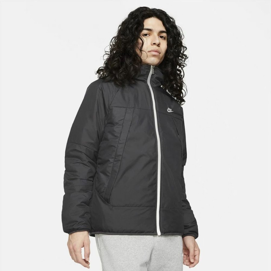 Outerwear * | Men'S Nike Therma-Fit Legacy Reversible Hooded Jacket