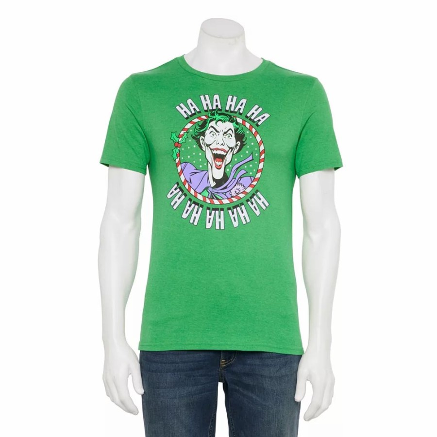 Tops * | Men'S Dc Comics Joker Holiday Tee