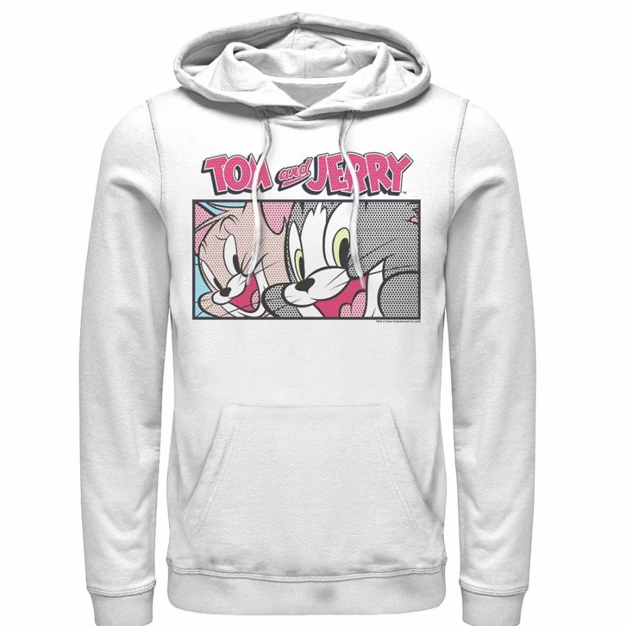 Tops * | Mens Tom And Jerry Comic Panel Hoodie