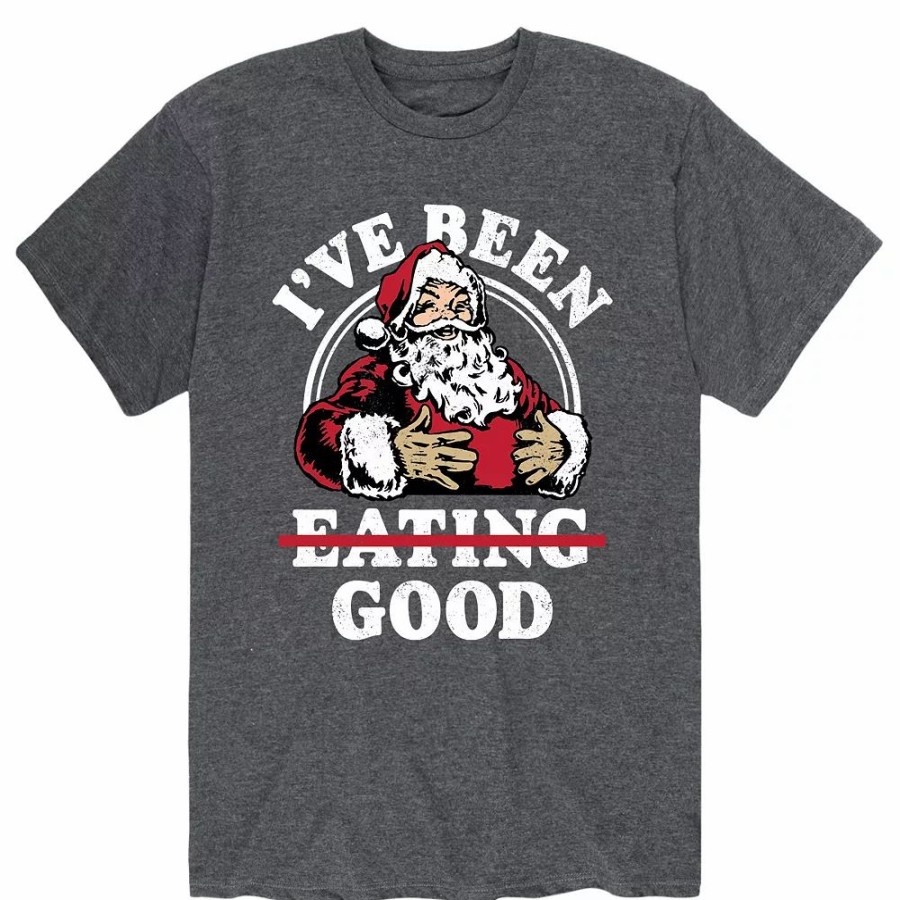 Tops * | Men'S Santa I'Ve Been Eating Good Tee