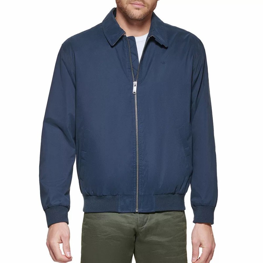 Outerwear * | Men'S Dockers Micro-Twill Golf Bomber Jacket