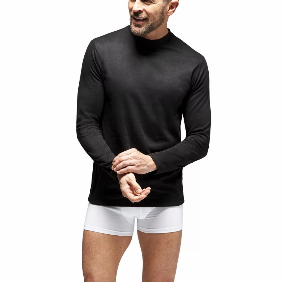 Underwear * | Men'S Heat Holders X-Warm Base Layer Microfleece Thermal Top