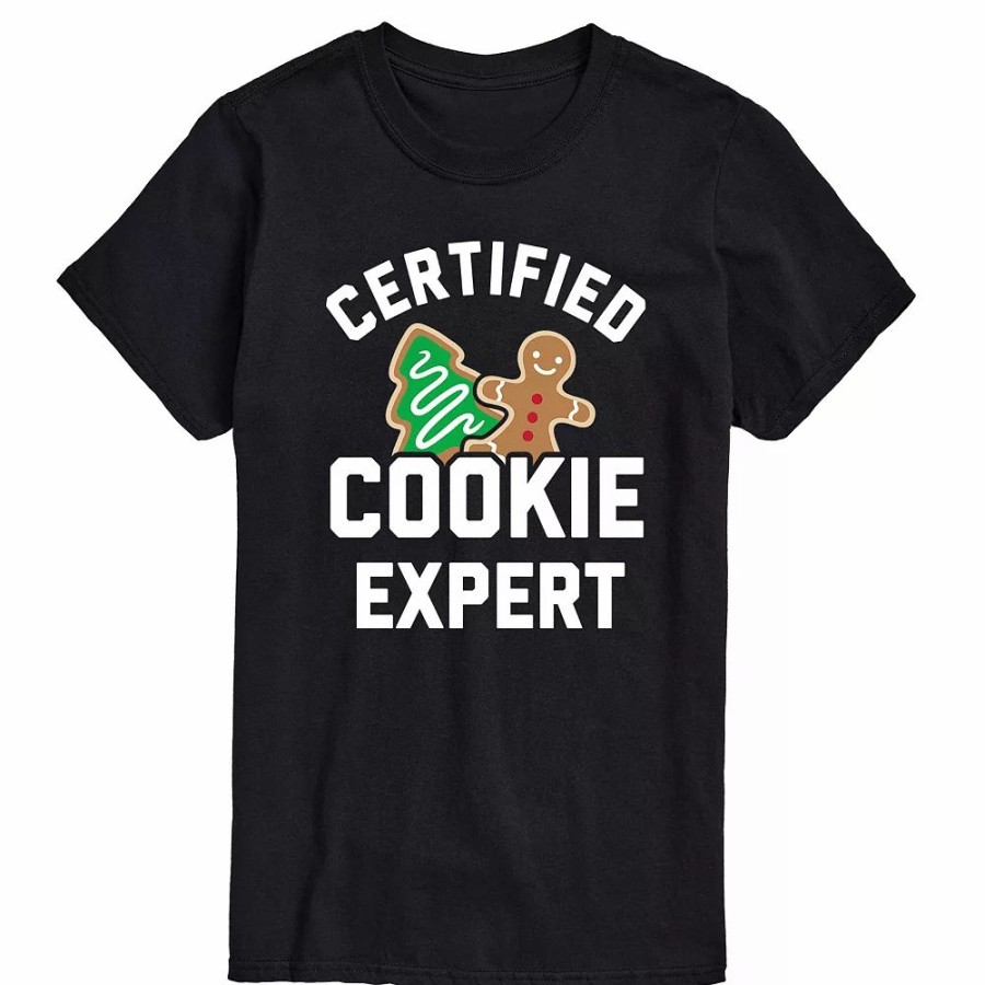 Tops * | Big & Tall Certified Cookie Expert Tee