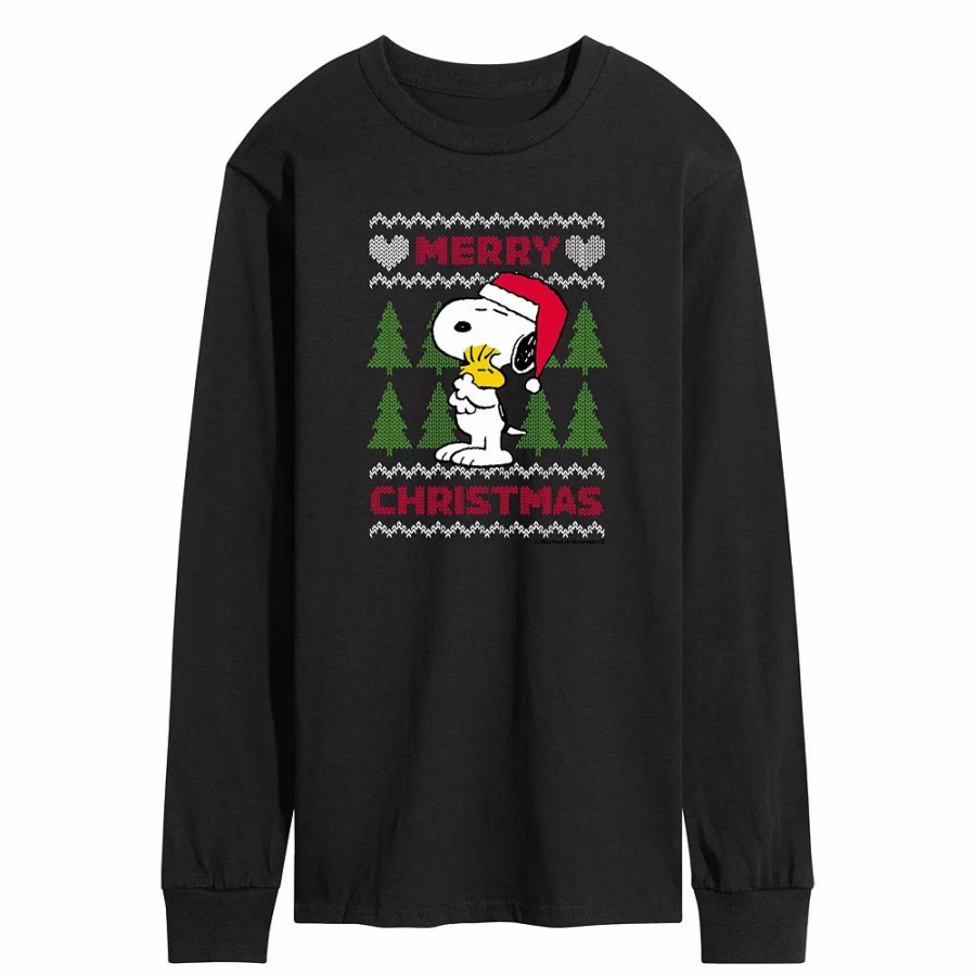 Tops * | Men'S Peanuts Sweater Tee