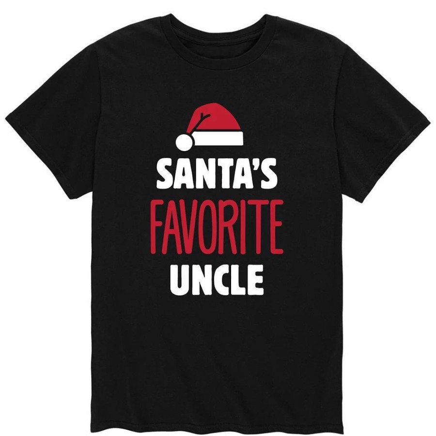 Tops * | Men'S Santa'S Favorite Uncle Tee