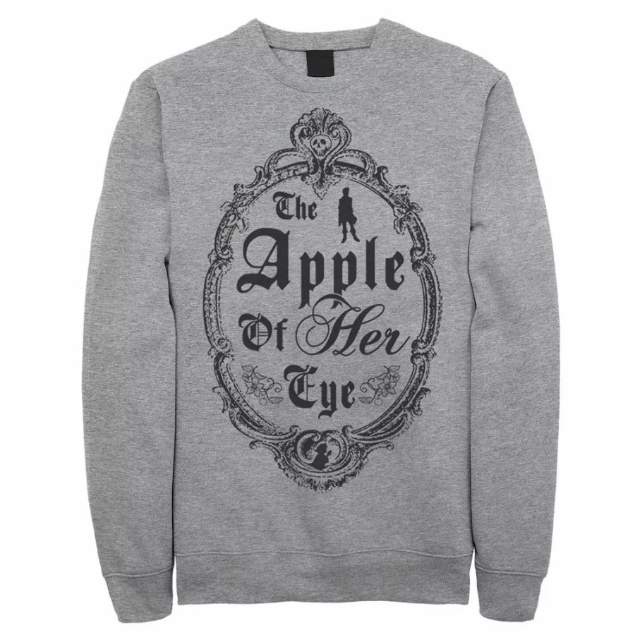 Tops * | Men'S Disney Snow White Apple Of Her Eye Mirror Art Sweatshirt