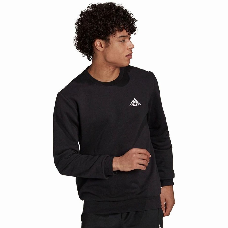 Tops * | Men'S Adidas Feel Cozy Fleece Sweatshirt