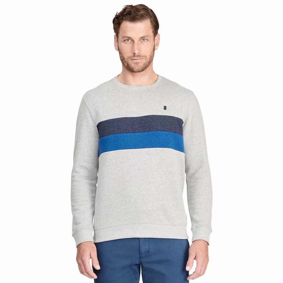 Tops * | Men'S Izod Crewneck Sweatshirt