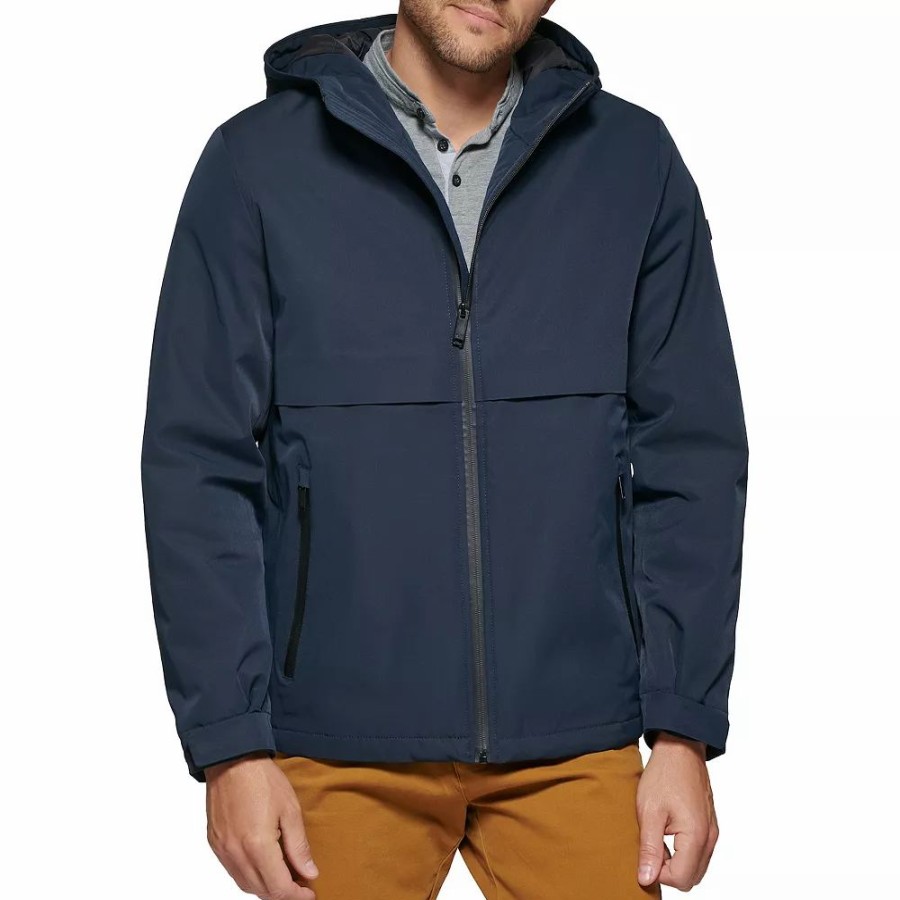 Outerwear * | Men'S Dockers Flex Hooded Jacket