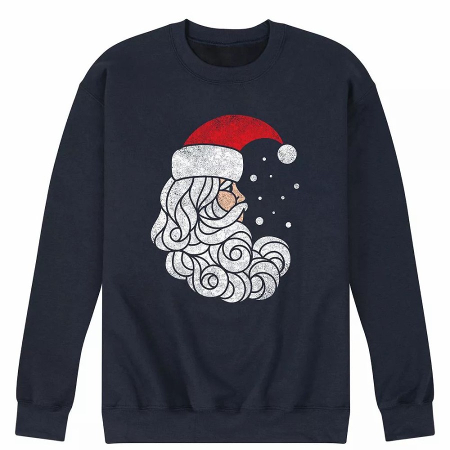 Tops * | Men'S Stained Glass Santa Sweatshirt