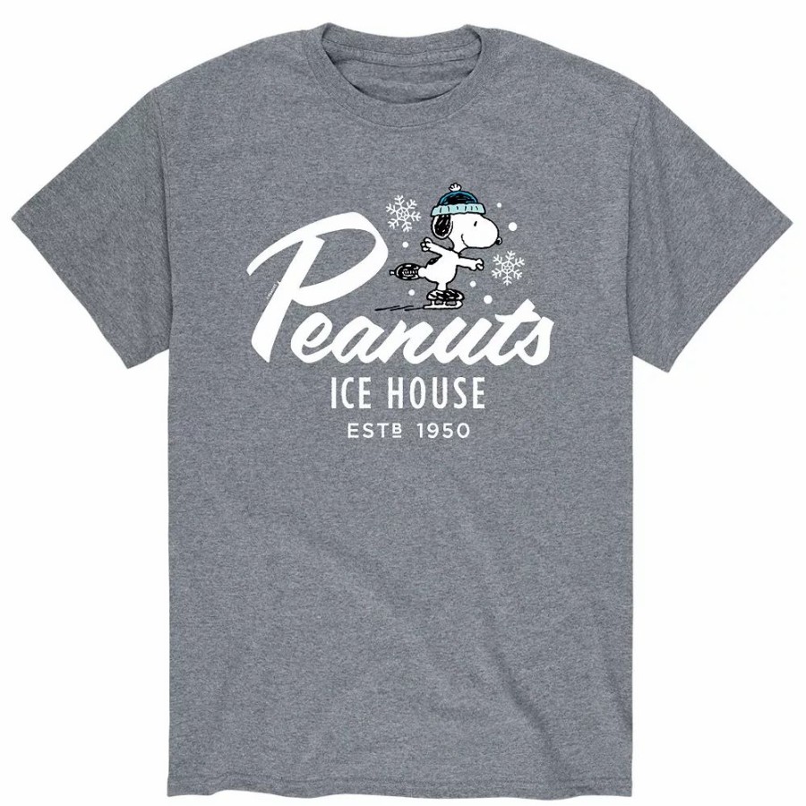 Tops * | Men'S Peanuts Ice House Tee