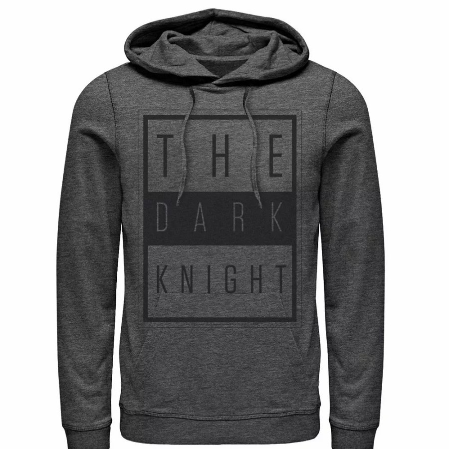 Tops * | Men'S Dc Comics Batman The Dark Knight Block Poster Hoodie