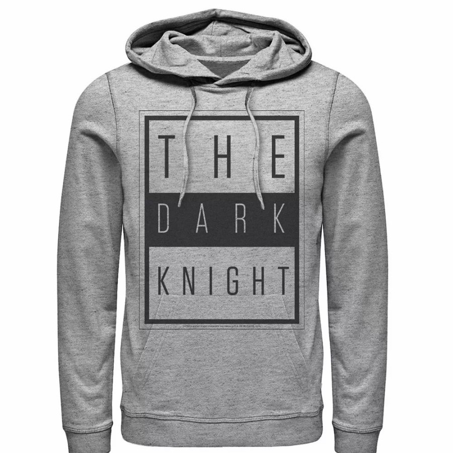 Tops * | Men'S Dc Comics Batman The Dark Knight Block Poster Hoodie