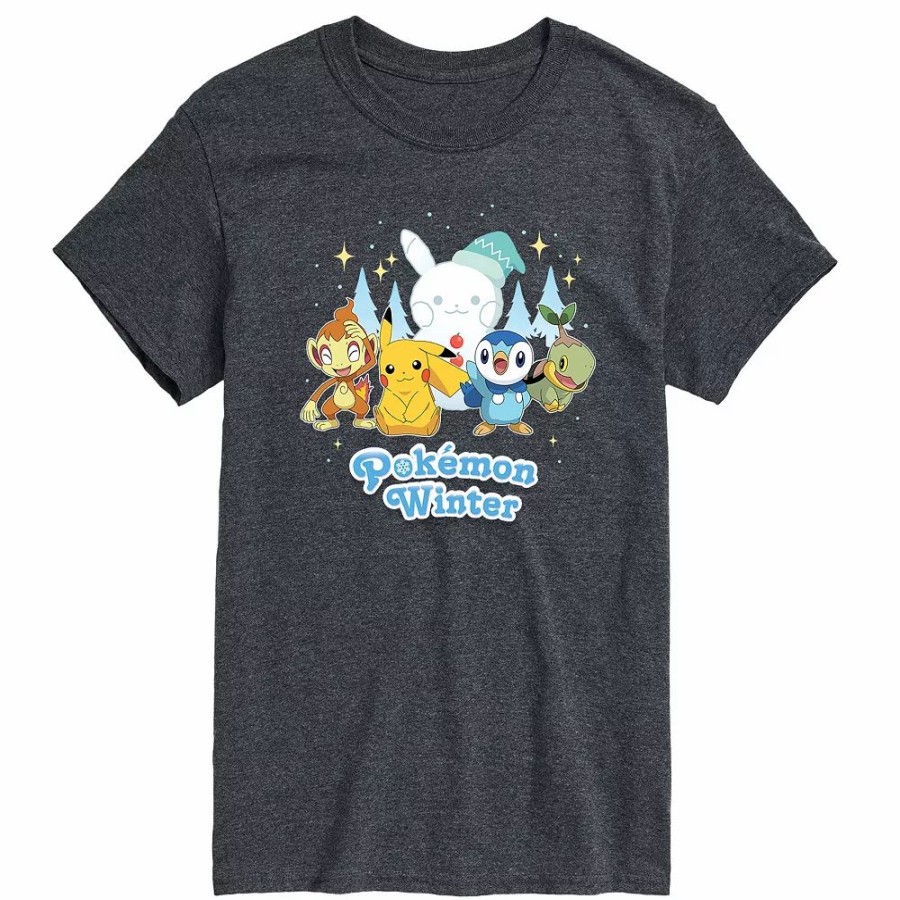 Tops * | Big & Tall Pokemon Sinnoh Winter Tee