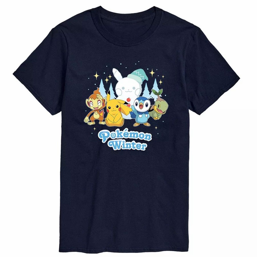 Tops * | Big & Tall Pokemon Sinnoh Winter Tee