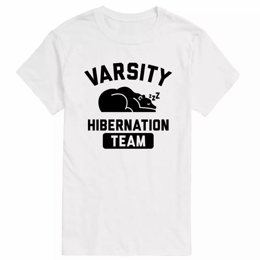 Tops * | Big & Tall Varsity Hibernation Team Tee