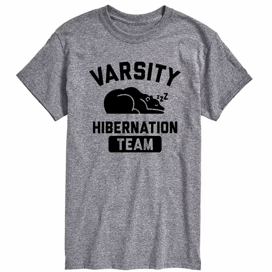 Tops * | Big & Tall Varsity Hibernation Team Tee