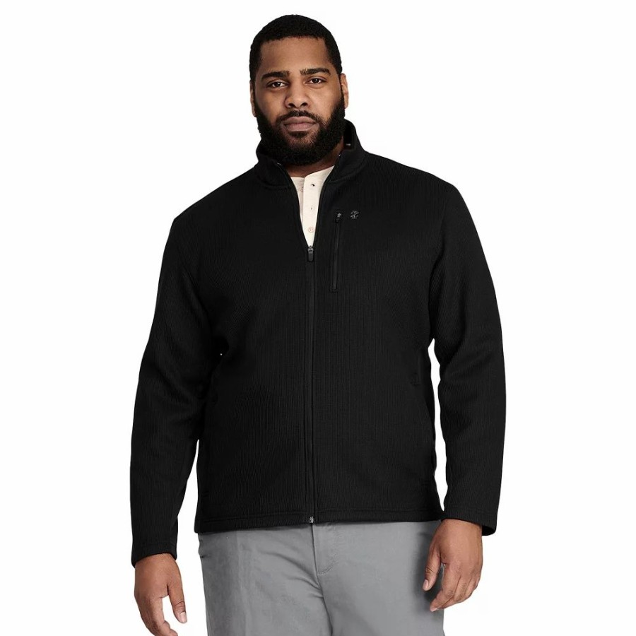 Tops * | Big & Tall Izod Shaker Fleece Jacket