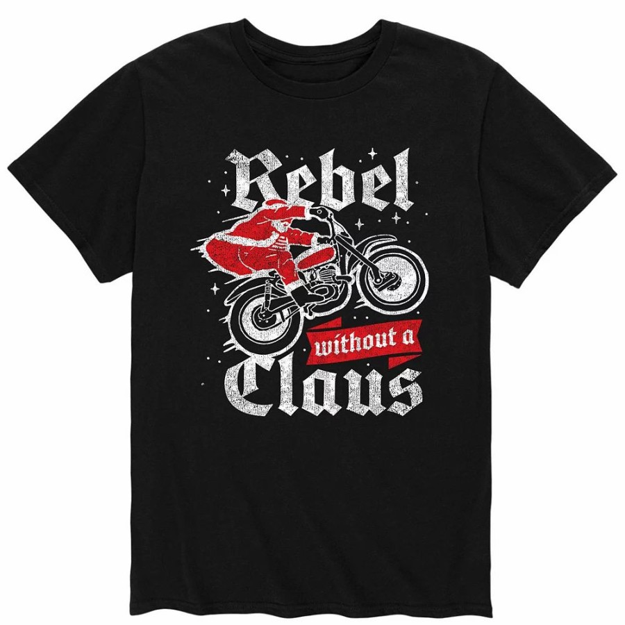 Tops * | Men'S Rebel Without A Claus Tee