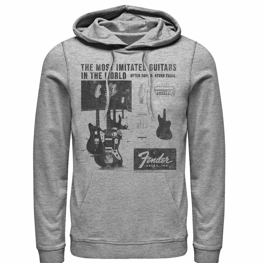 Tops * | Men'S Fender The Most Imitated Guitars In The World Hoodie