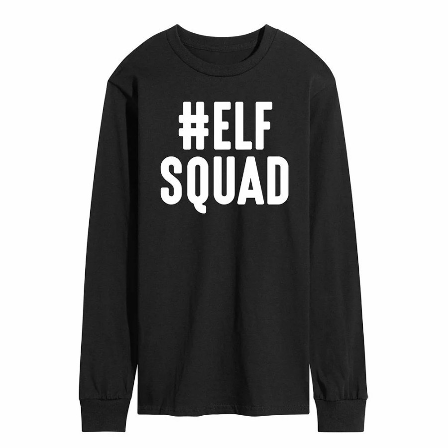 Tops * | Men'S Elf Squad Long Sleeve Tee