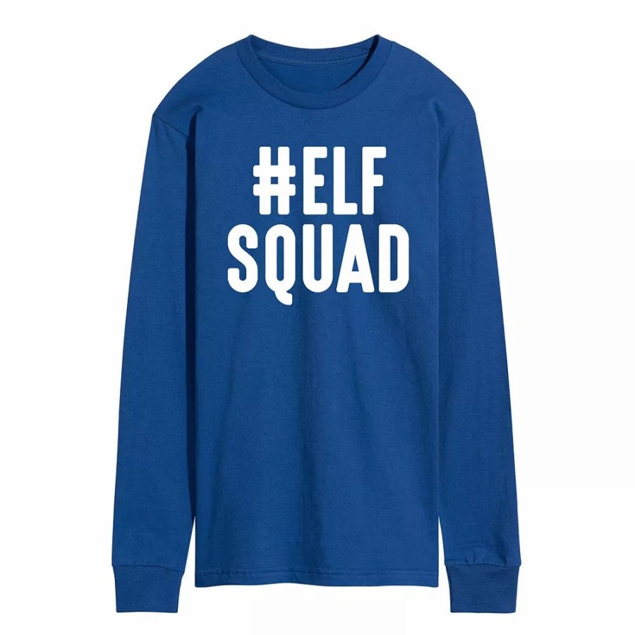 Tops * | Men'S Elf Squad Long Sleeve Tee