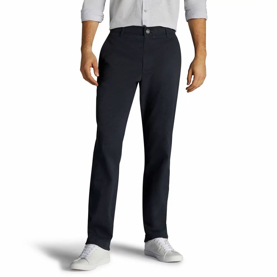 Bottoms * | Men'S Lee Performance Series Extreme Comfort Relaxed-Fit Flat-Front Pants