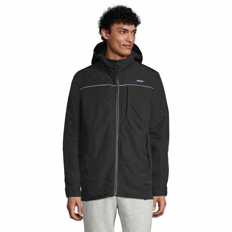 Outerwear * | Big & Tall Lands' End Squall Hooded Jacket