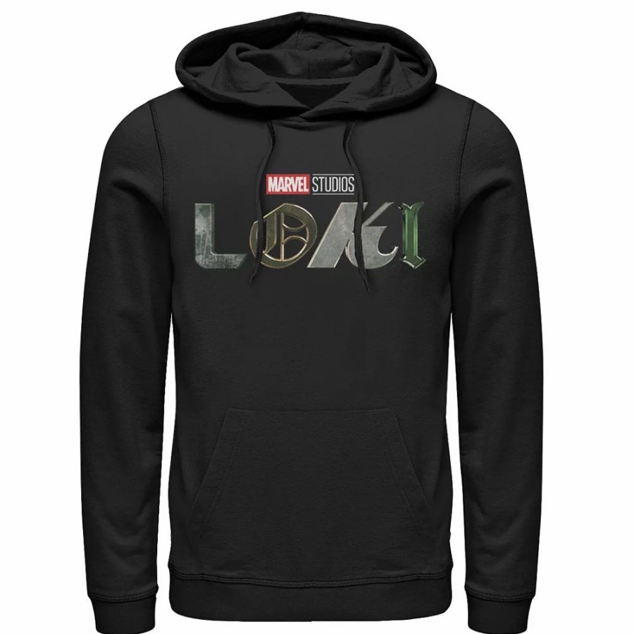 Tops * | Men'S Marvel Loki Logo Hoodie