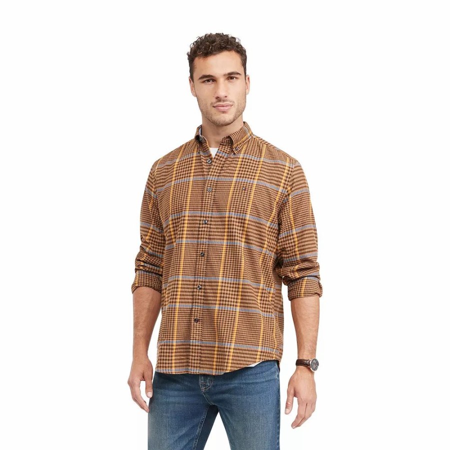 Tops * | Men'S Tommy Hilfiger Bennett Tartan Plaid Button-Down Shirt