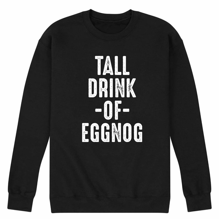 Tops * | Men'S Matching Tall Drink Eggnog Sweatshirt