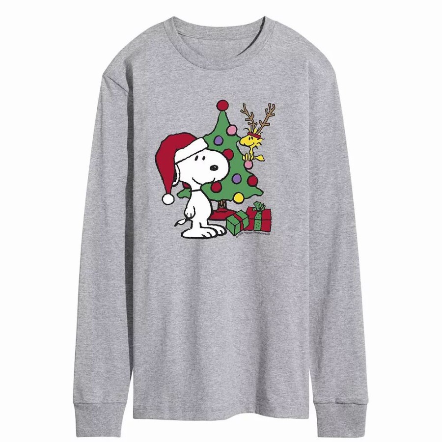 Tops * | Men'S Peanuts Christmas Tee