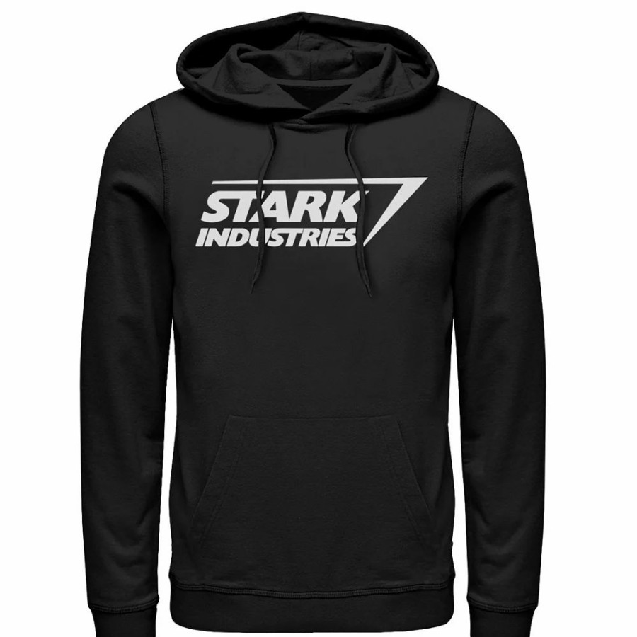 Tops * | Men'S Marvel Iron Man Stark Industries Logo Hoodie