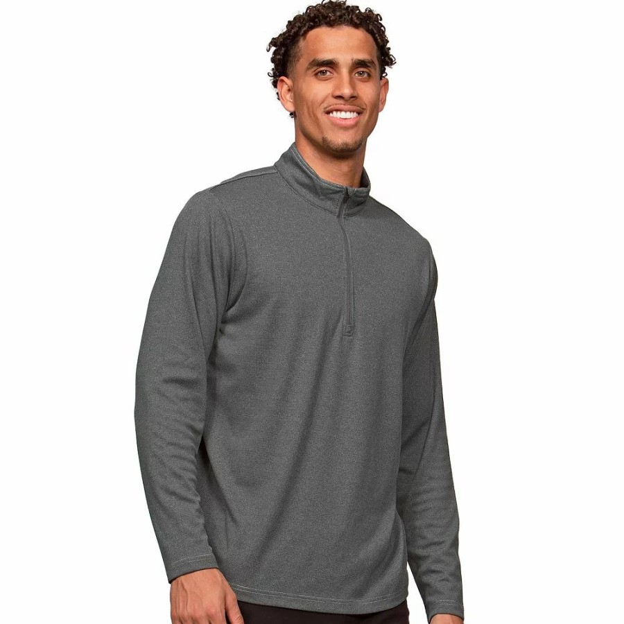 Tops * | Men'S Antigua Quarter-Zip Epic Pullover Top