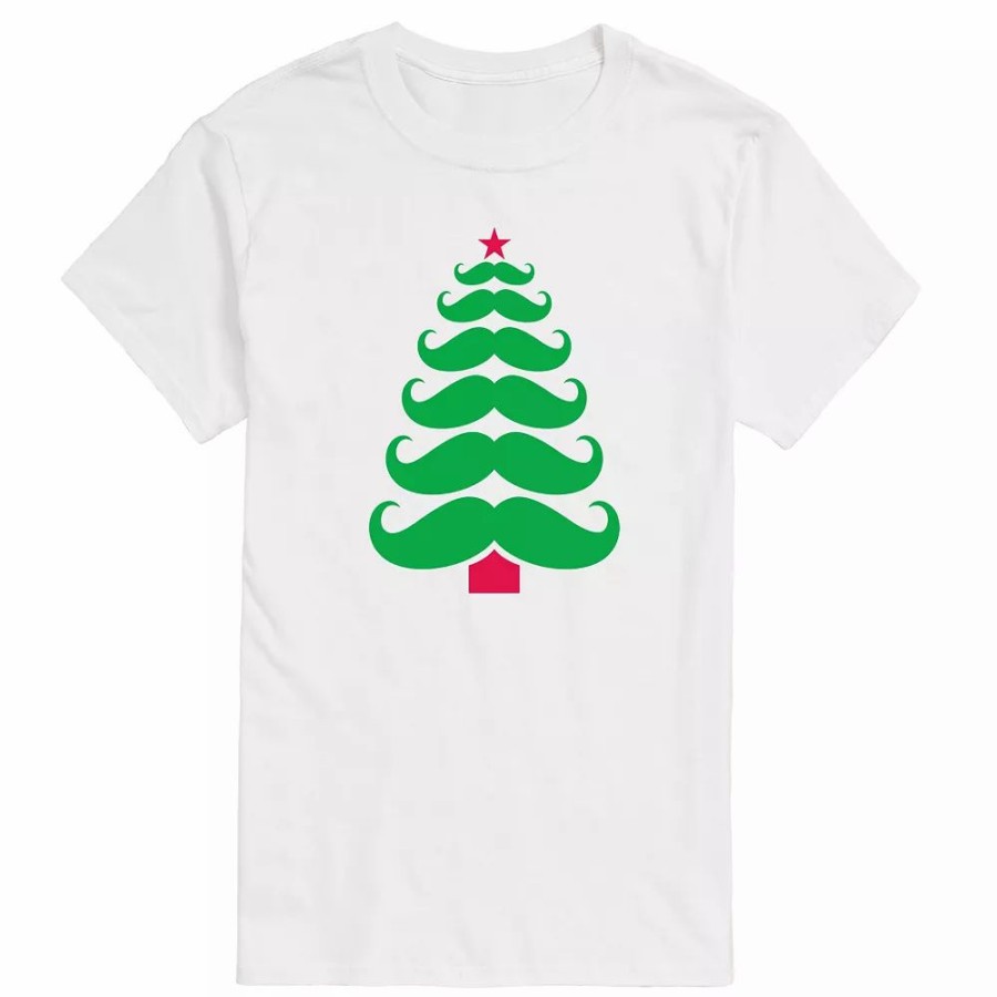 Tops * | Big & Tall Mustache Tree Tee