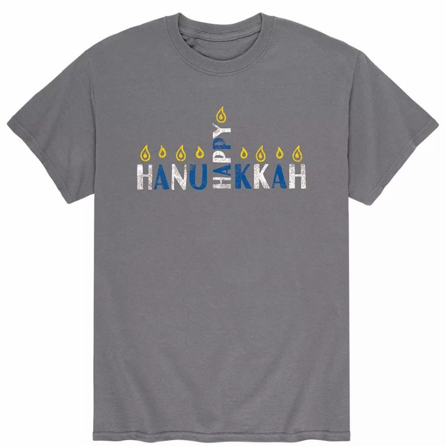 Tops * | Men'S Happy Hanukkah Tee